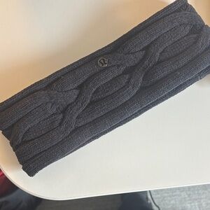 lululemon athletica Charcoal Cable Knit Headband
